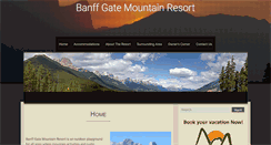 Desktop Screenshot of banffgatemountainresort.com